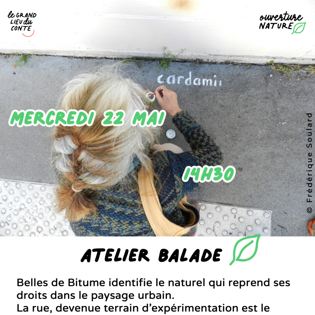 Atelier balade au Grand Lieu du Conte avec Frédérique Soulard