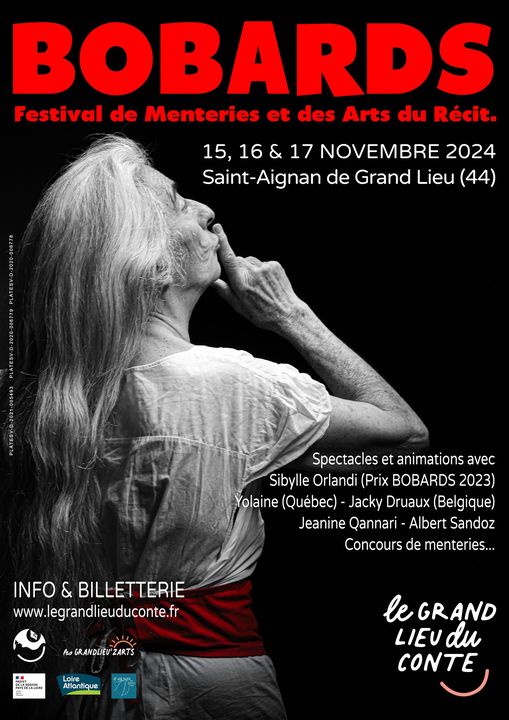 Affiche du festival BOBARDS les 15 16 et 17 novembre.