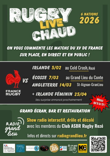 Rugby Live Chaud avec Radio Grand Lieu