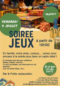 Apéro jeux au Grand Lieu du Conte