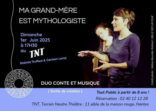Ma Grand-Mère est mythologiste spectacle en coproduction avec le Grand Lieu du Conte