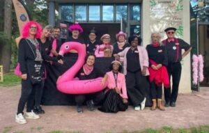 L'équipe des GRANDLIEU'ZARTS bénévoles au Cric Crac Café