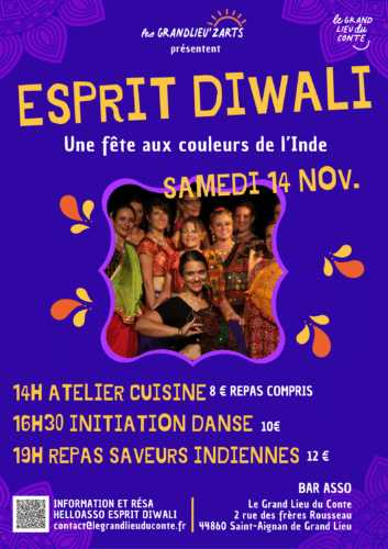 Affiche Diwali Le Grand Lieu du Conte